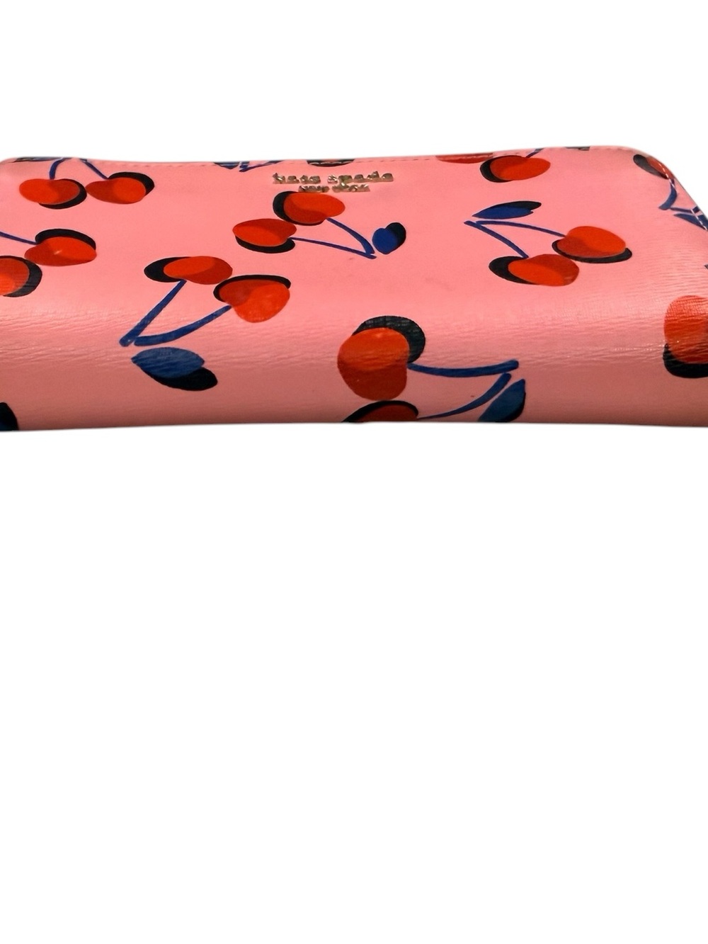 kate spade Spencer Cherries Print Zip Around Continental Wallet - Picture 13 of 13